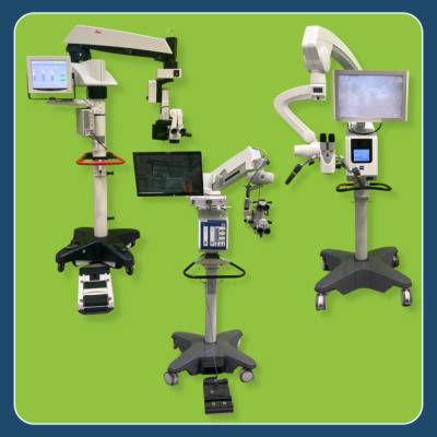 April 2026 Zeiss & Leica Surgical Microscopes Card Image