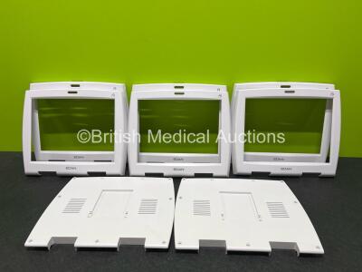 Job Lot Including 6 x Edan F9 Monitor Front Casings and 2 x Rear Casings (Like New)