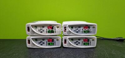 4 x Masimo Set Rad 8 Signal Extraction Pulse Oximeters (All Power Up)