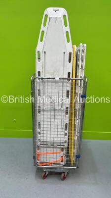 Cage of 20 Spinal Boards (Cage Not Included)