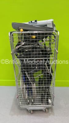 Mixed Cage Including 2 x Manual Wheelchairs, 3 x Evacuation Chairs and 2 x Mangar ELK Emergency Lifting Cushions (Cage Not Included)