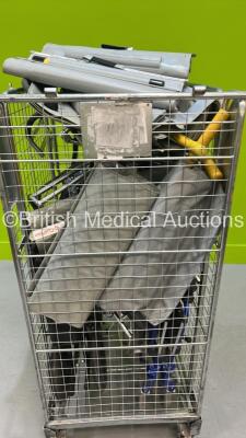 Mixed Cage Including 2 x Manual Wheelchairs, 3 x Evacuation Chairs and 2 x Mangar ELK Emergency Lifting Cushions (Cage Not Included) - 4