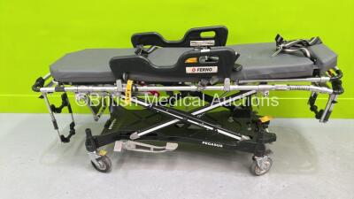 Ferno Pegasus Hydraulic Ambulance Stretcher with Mattress (Hydraulics Tested Working) *S/N PEG7014*