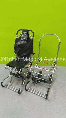 1 x Ferno Compact Track Frame and 1 x Ferno Compact Track Chair (Unable to Secure Cover)
