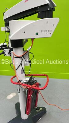 Leica M820 Surgical Microscope with Binoculars, 2 x 8.33x/22 Eyepieces, WD=225mm Lens, Sony Camera Control Unit, Control Panel and Footswitch on Leica F40 Stand (Powers Up with Good Bulb) *S/N 040313001* - 9