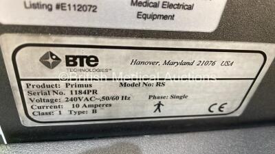 BTE Primus RS - Functional Isokinetic Dynamometer with Chair and Accessories (Powers Up - HDD REMOVED from PC Unit) - 10