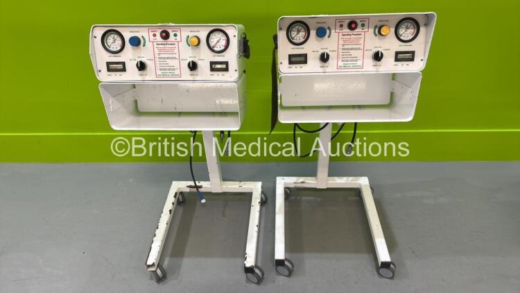 2 x Oak Medical MK.4S Tourniquets on Stands