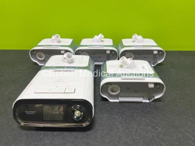 Philips Respironics Dreamstation BiPAP AVAPS30 Unit *Mfd 2020* (Damaged Casing - See Photos) with 5 x Philips Dreamstation Humidifier Units