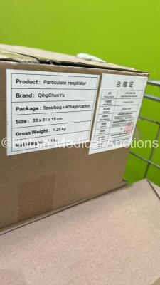 29 x Boxes of QingChunYo Particulate Respirators (Cage Not Included - Out of Date) - 4