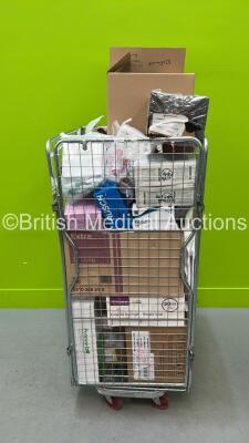 Cage of Mixed Consumables Including BioCath Bard Trays, Eye Pads and Guedel Airways (Cage Not Included - Out of Date)