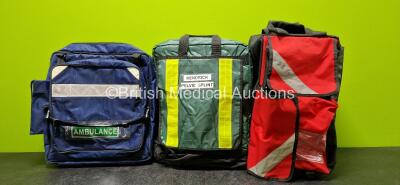 3 x Medical Rucksacks / Bags