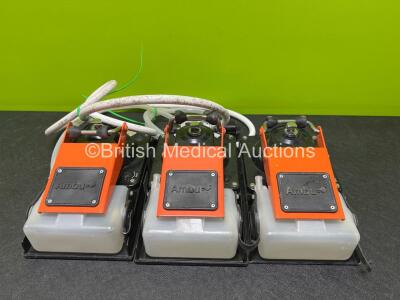 8 x Ambu Uni-Suction Pumps *3 in Photo - 8 in Total* (Majority with Hoses) *Stock Photo*