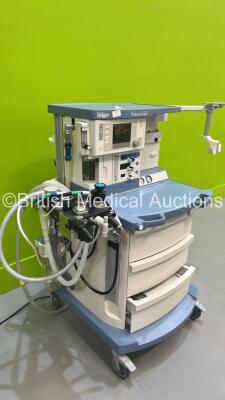 Drager Fabius GS Anaesthesia Machine Software Version 3.37b - Total Hours Run 69666 - Total Ventilator Hours 771 with Bellows and Hoses (Powers Up) *S/N ARWK0184* - 7