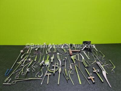 Job Lot of Various Surgical Instruments including 1 x Aesculap GB130R Handpiece