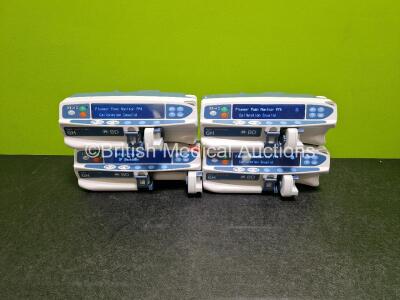 4 x BD Alaris Guardrails Plus GH Syringe Pumps *All Mfd - 2020* (All Power Up)