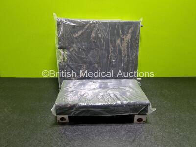 2 x Steris CMAX Surgical Table Attachments Including 1 x Ref LEG01CE *Mfd - 2023* and 1 x Ref BACK02CE *Mfd - 2022*