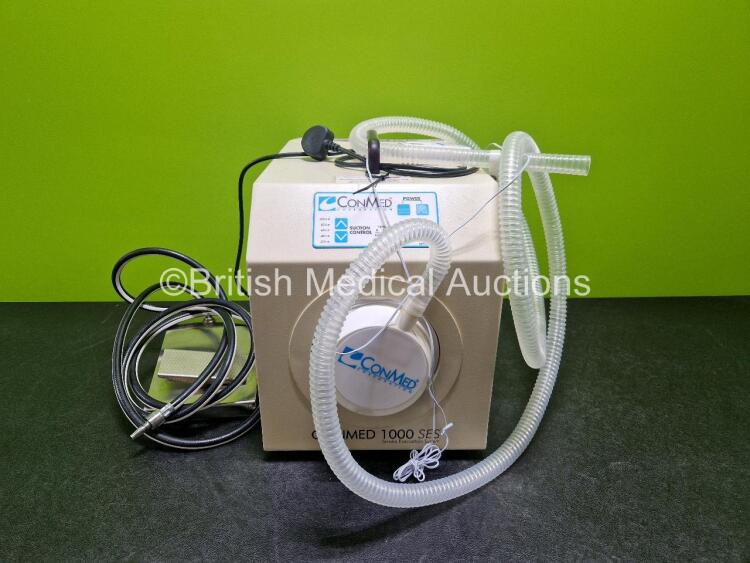 Conmed 1000 SES Smoke Evacuation System (No Power) with Footswitch