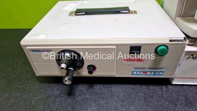 Mixed Lot Including 1 x Luxtec 9300XSP Light Source (Damage to Casing - See Photo) 1 x Advantech Xenon Fibre Optic Light Source and 1 x Haemoscope Thrombelastograph Analyzers Model 5000 (Untested Due to No Power Supply) - 4