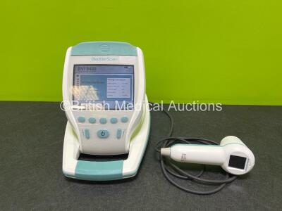 Verathon BVI 9400 Bladder Scanner (Powers Up with Crack in Casing - See Photos) with 1 x Transducer and 1 x Li-Ion Battery