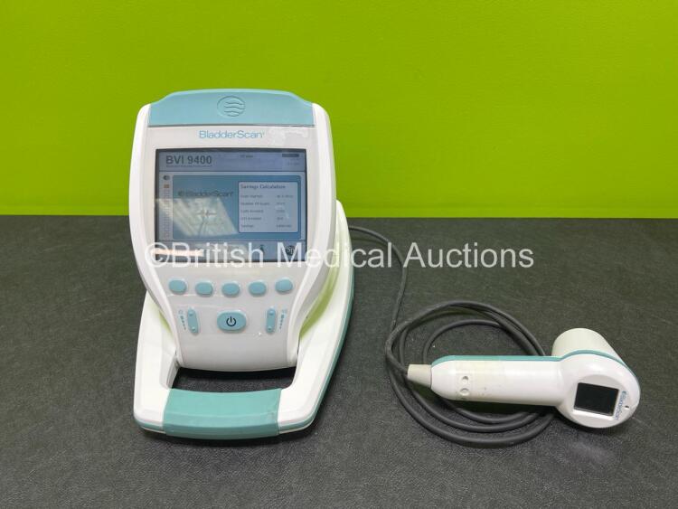 Verathon BVI 9400 Bladder Scanner (Powers Up) with 1 x Transducer and 1 x Li-Ion Battery