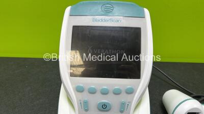 Verathon BVI 9400 Bladder Scanner (Powers Up with Stock Battery Battery Not Included, Stuck on Boot Up Screen Does Not Boot Up - See Photos) with 1 x Transducer - 2