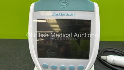 Verathon BVI 9400 Bladder Scanner (Powers Up with Stock Battery Battery Not Included, Stuck on Boot Up Screen Does Not Boot Up - See Photos) with 1 x Transducer - 2
