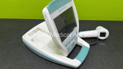 Verathon BVI 9400 Bladder Scanner (Powers Up with Stock Battery Battery Not Included, Stuck on Boot Up Screen Does Not Boot Up - See Photos) with 1 x Transducer - 5