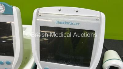 2 x Verathon BVI 9400 Bladder Scanners (No Power, 1 x Damage to Casing - See Photos) with 1 x Transducer and 1 x Li-Ion Battery - 3