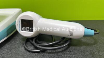 2 x Verathon BVI 9400 Bladder Scanners (No Power, 1 x Damage to Casing - See Photos) with 1 x Transducer and 1 x Li-Ion Battery - 5