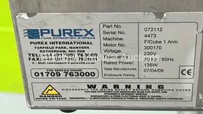 Purex FumeCube on Stand (Powers Up) *S/N 4473* - 5