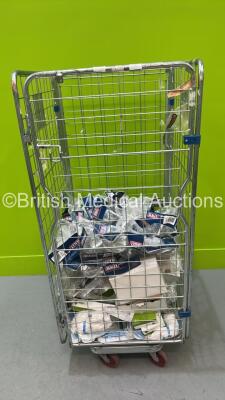 Cage of Mixed Consumables Including Safety Goggles , Mop Heads and SmartSafe Property Bags (Cage Not Included)