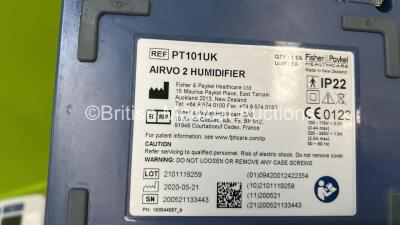 2 x Fisher and Paykel Airvo 2 Humidifiers on Stands (1 x Powers Up, 1 x No Power) *S/N 200521133368 / 200521133443* - 3