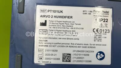 2 x Fisher and Paykel Airvo 2 Humidifiers on Stands (1 x Powers Up, 1 x No Power) *S/N 200521133368 / 200521133443* - 6