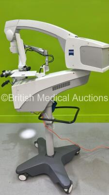 Zeiss OPMI Vario 700 Dual Operated Surgical Microscope with 2 x f170 Binoculars, 4 x 12,5x Eyepieces and Monitor on Zeiss Stand (Powers Up with Good Bulb) *S/N SN6636141656* - 9