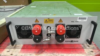 Rofin Sinar RSL 14 K Laser Unit **14772 13/05**