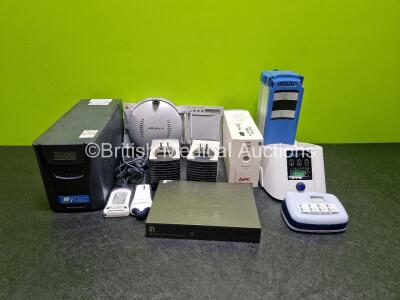 Job Lot Including 1 x iBlot Invitrogen Unit, 1 x Cetronic Power Supply Unit, 1 x APC Black-UPS 650 Power Supply, 1 x Fisherbrand BVC Professional, 1 x Signos RT Bladderscan, 1 x Level One Unit, 1 x Brother M95 P-Touch and 2 x Neuberger Units