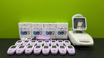 Mixed Lot Including 16 x Bedfont piCO Baby Smokerlyzers (2 x Cracked Casings - See Photos), 1 x MD Diagnostics CO Check Baby Monitor, 1 x Welch Allyn BP Gauge amd 1 x Philips Respironics Porta-neb Nebulizer