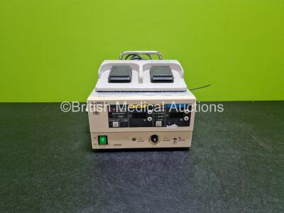 Olympus PSD-20 Electrosurgical / Diathermy Unit with Olympus MH-551 Footswitch (Powers Up with Alarm)