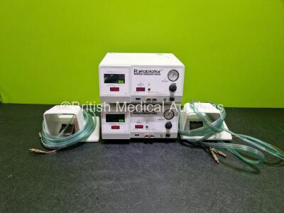 2 x Boston Scientific RC 5000 Rotablator Rotational Angioplasty Systems (Both Power Up) with 2 x Footswitches *SN RC108162 / RC107581*