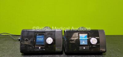 2 x ResMed Airsense 10 Autoset CPAP Units *Mfd 2021 & 2022* with 1 x Power Supply (Both Power Up) *SN 23211967020 / 23221857375*