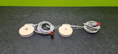 Job Lot Including 1 x Philips Toco+ MP Ref 867245 *Mfd 2019* Transducer and 1 x Philips US Ref 867246 *Mfd 2020* Transducer (Both Untested)