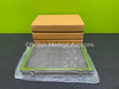 10 x Perforated Baskets with Lids *380 x 265 x 40mm* (Like New) *3 in Photo - 10 in Total*