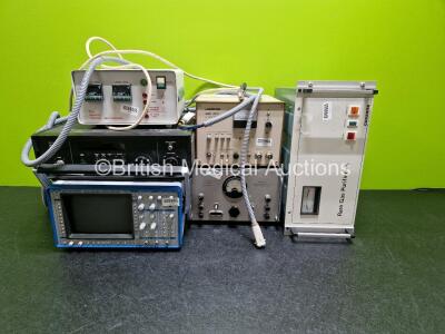 Job Lot Including 1 x Edwards Gas Reactor Column, 1 x Spectra Diode SDL 820 Laser Diode Driver, 1 x Lasermetrics Model 8612 Pulse Generator, 1 x Solartron Type SRS.1153.2 Unit, 1 x Cussons Rare Gas Purifier and 1 x Lecroy 9450 Dual Oscilloscope *AN 14777 