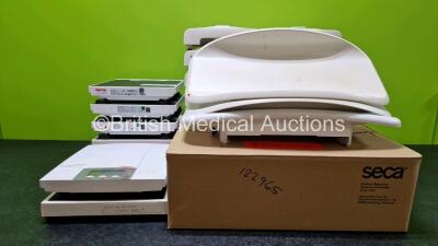 Job Lot of Various Weighing Scales Including Seca Infant Scale (Some Missing Case) and Marsden Scales *Cage*