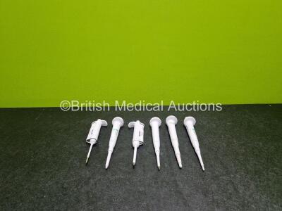 Job Lot Including 3 x Eppendorf Research Pipettes and 2 x Eppendorf Research Pipettes