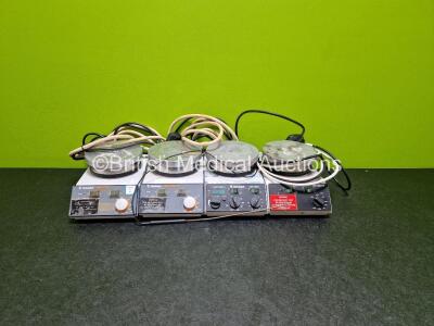 Job Lot of Heidolph Magnetic Stirrers Including 1 x MR3001, 2 x MR3001K and 1 x MR3003