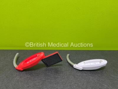 2 x Aircraft Medical McGrath MAC Video Laryngoscopes (1 x Missing Screen, Untested Due to No Batteries - See Photos)