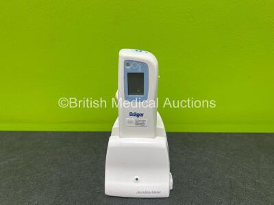 Drager JM-103 Jaundice Meter (No Power Due to Missing Batteries, Missing Battery Cover and Damage to Casing - See Photos) with JM-A30 Charger Unit (Power Supply Not Included)