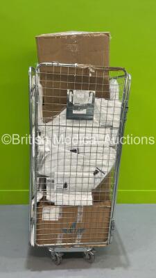 Cage of Isolation Gowns (Cage Not Included)