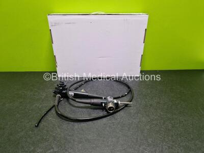 Olympus GIF-H260 Video Gastroscope in Case - Engineer's Report : Optical System - No Fault Found, Angulation - No Fault Found, Insertion Tube - Bending Section Rubber Stretched, Light Transmission - No Fault Found, Channels - No Fault Found, Leak Check - 